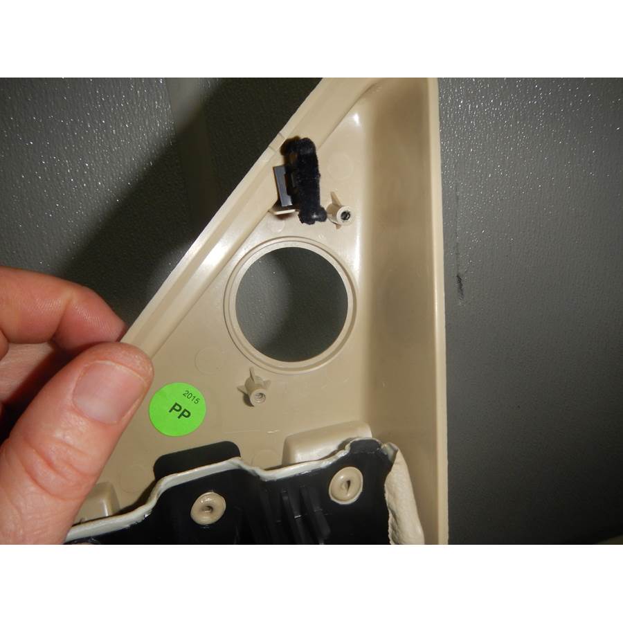 2015 Lincoln Navigator Front door tweeter removed