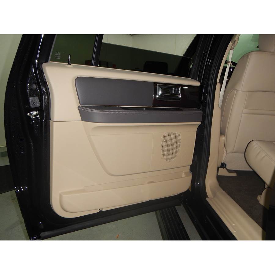 2016 Lincoln Navigator Rear door speaker location