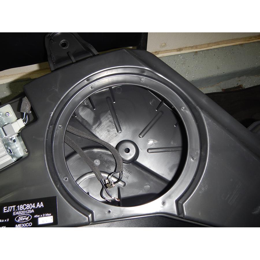 2017 Lincoln MKC Far-rear side speaker removed