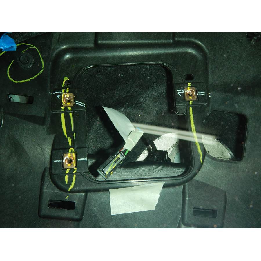 2016 Lincoln MKC Front pillar speaker removed