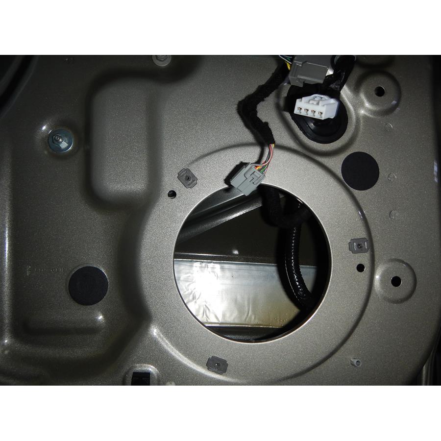 2017 Lincoln MKC Rear door woofer removed