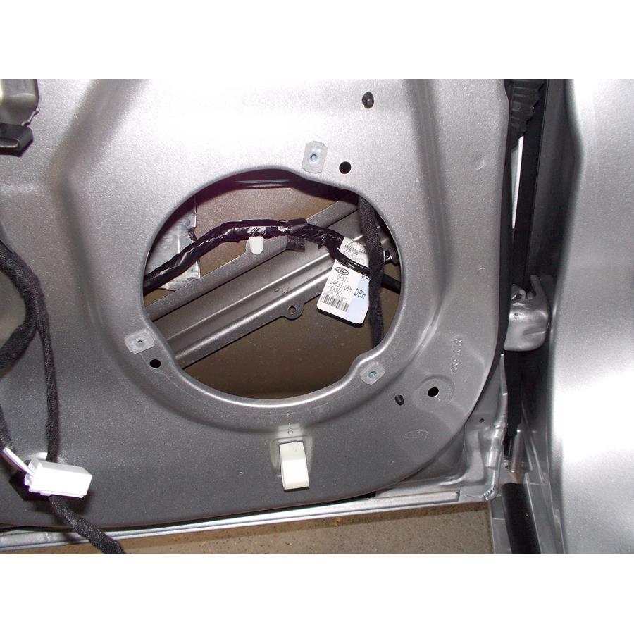 2017 Lincoln MKZ Rear door woofer removed