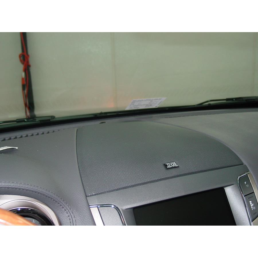 2017 Lincoln MKT Center dash speaker location
