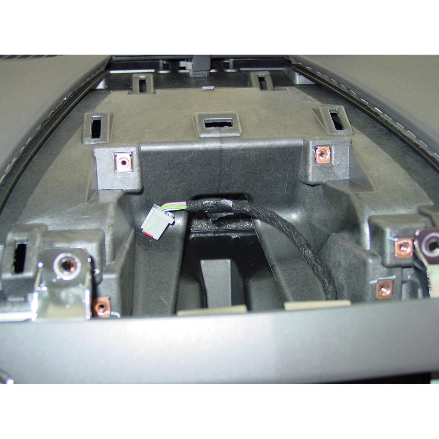 2017 Lincoln MKT Center dash speaker removed