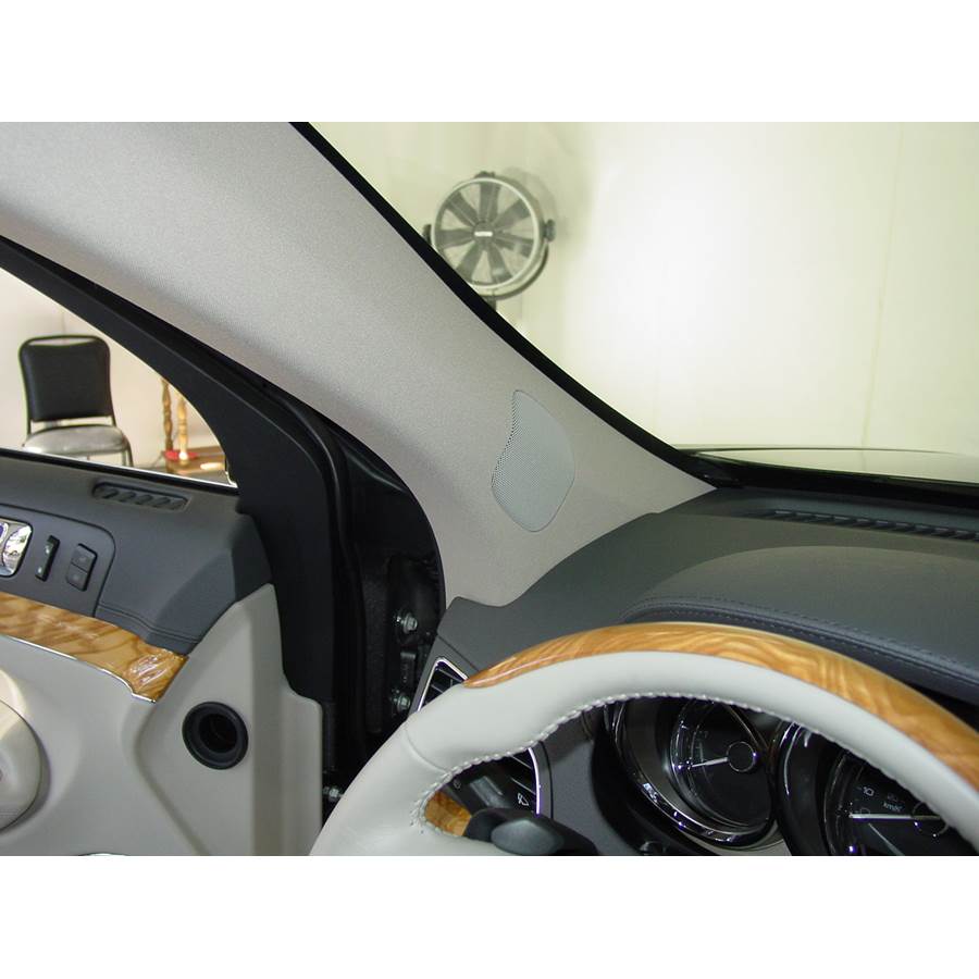 2010 Lincoln MKT Front pillar speaker location
