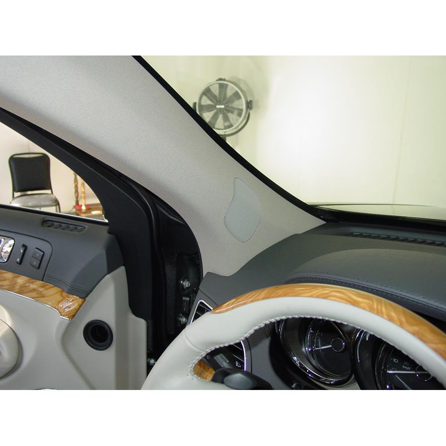 2015 Lincoln MKT Front pillar speaker location