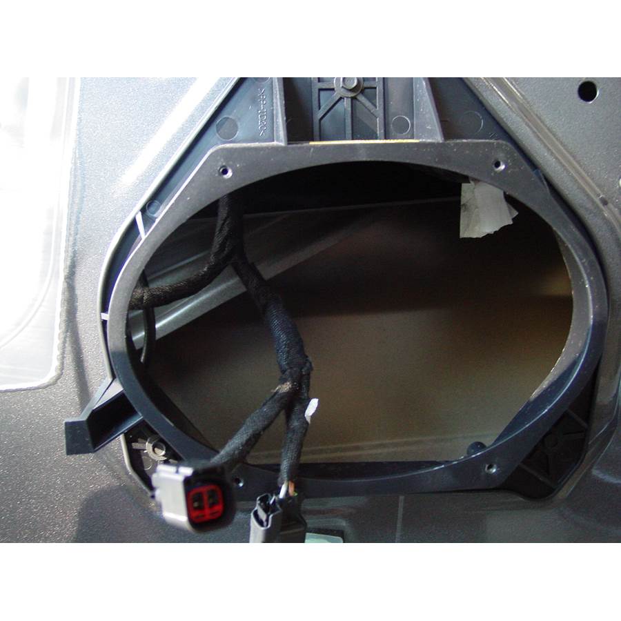 2016 Lincoln MKT Rear door woofer removed