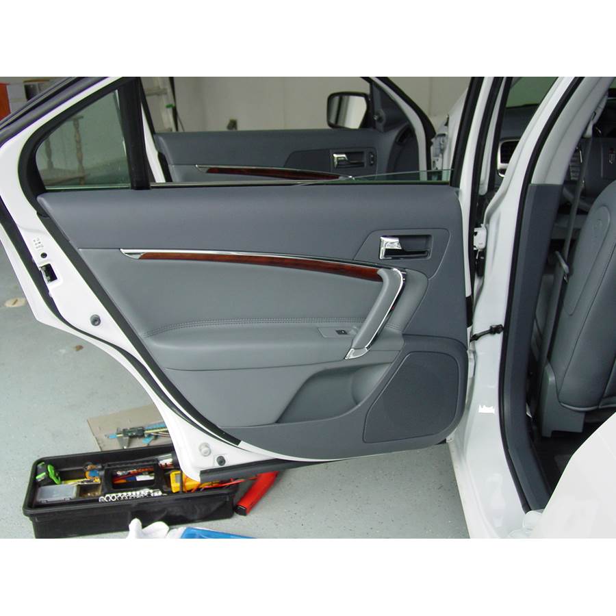 2011 Lincoln MKZ Rear door speaker location