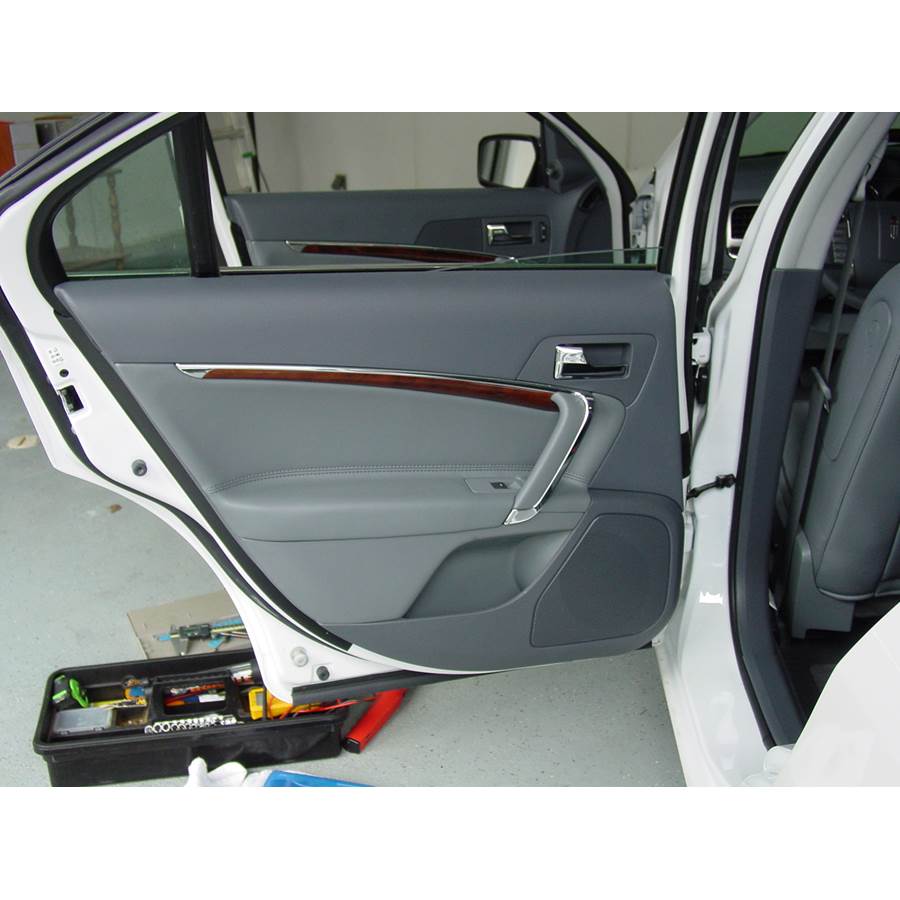 2012 Lincoln MKZ Rear door speaker location