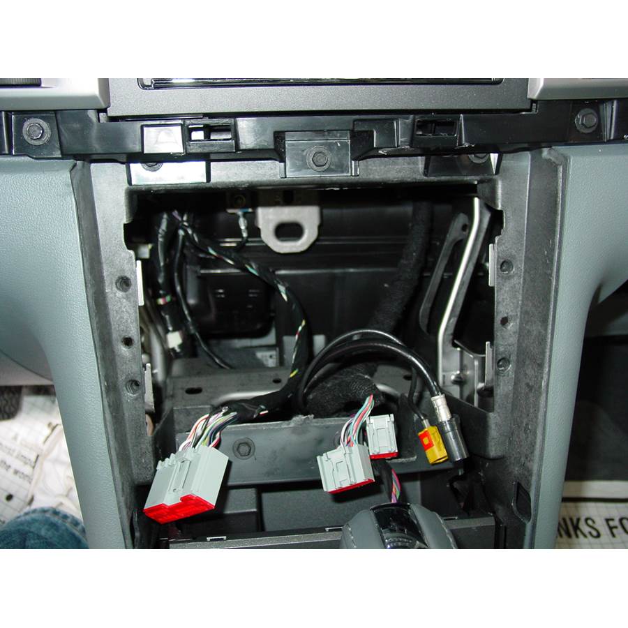 2011 Lincoln MKZ Factory radio removed