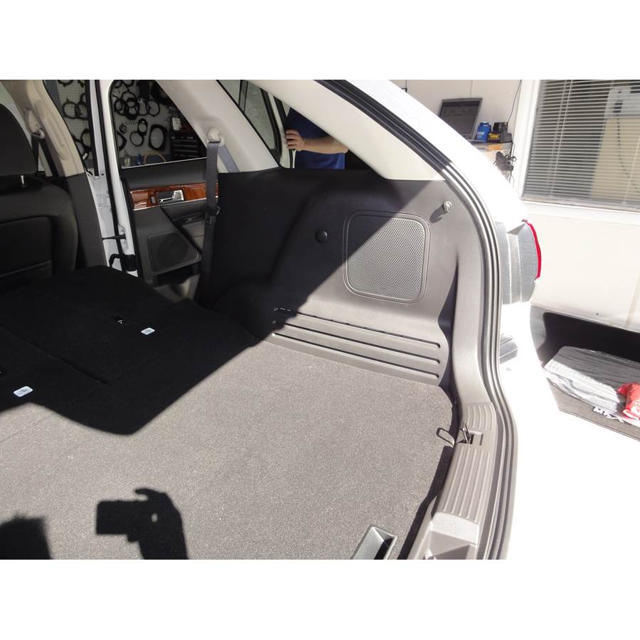 2013 Lincoln MKX Far-rear side speaker location