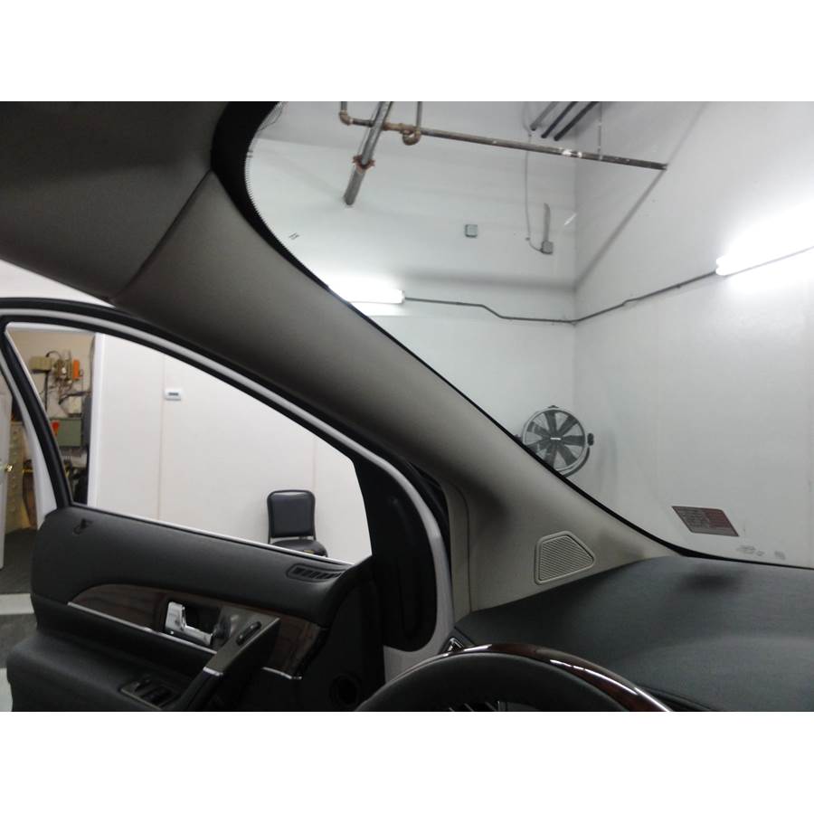 2014 Lincoln MKX Front pillar speaker location