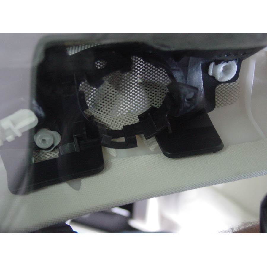 2009 Lincoln MKS Front pillar speaker removed