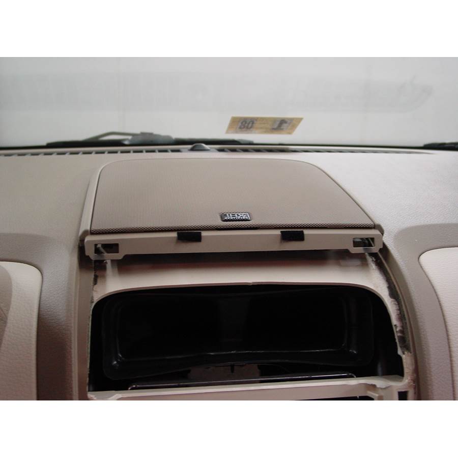 2009 Lincoln MKX Center dash speaker location