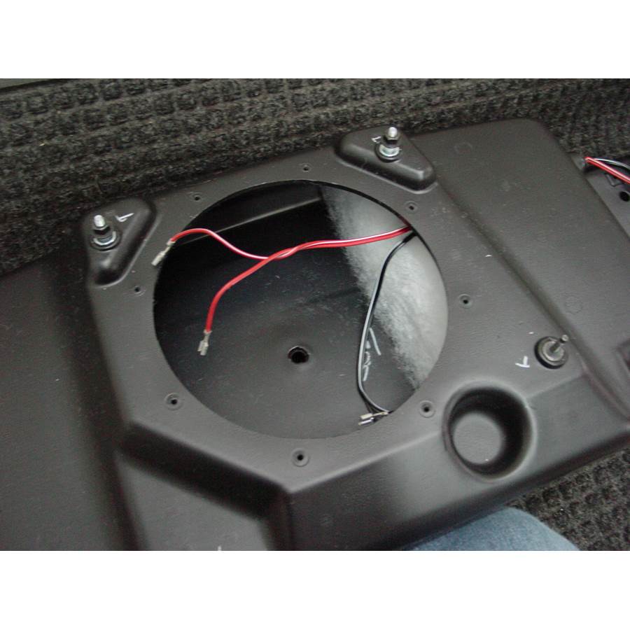 2010 Lincoln Town Car Rear deck center speaker removed