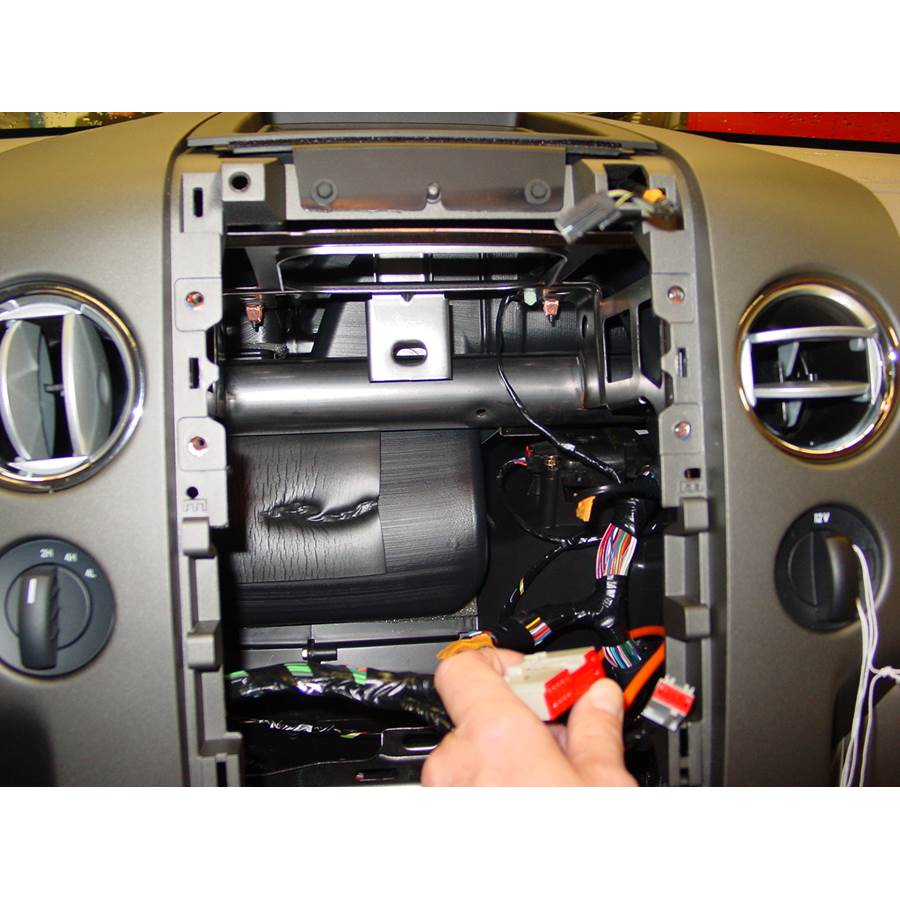 2006 Lincoln Mark LT Factory radio removed