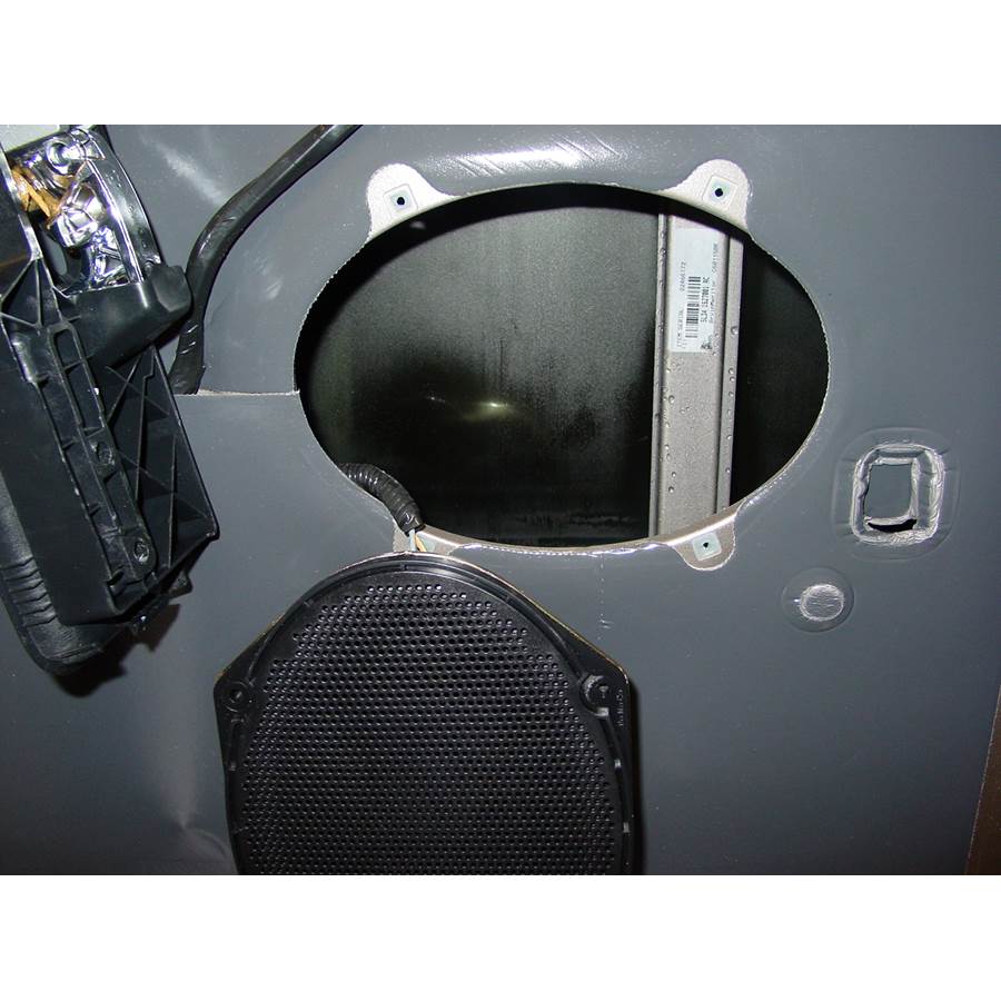 2008 Lincoln Mark LT Rear door speaker removed