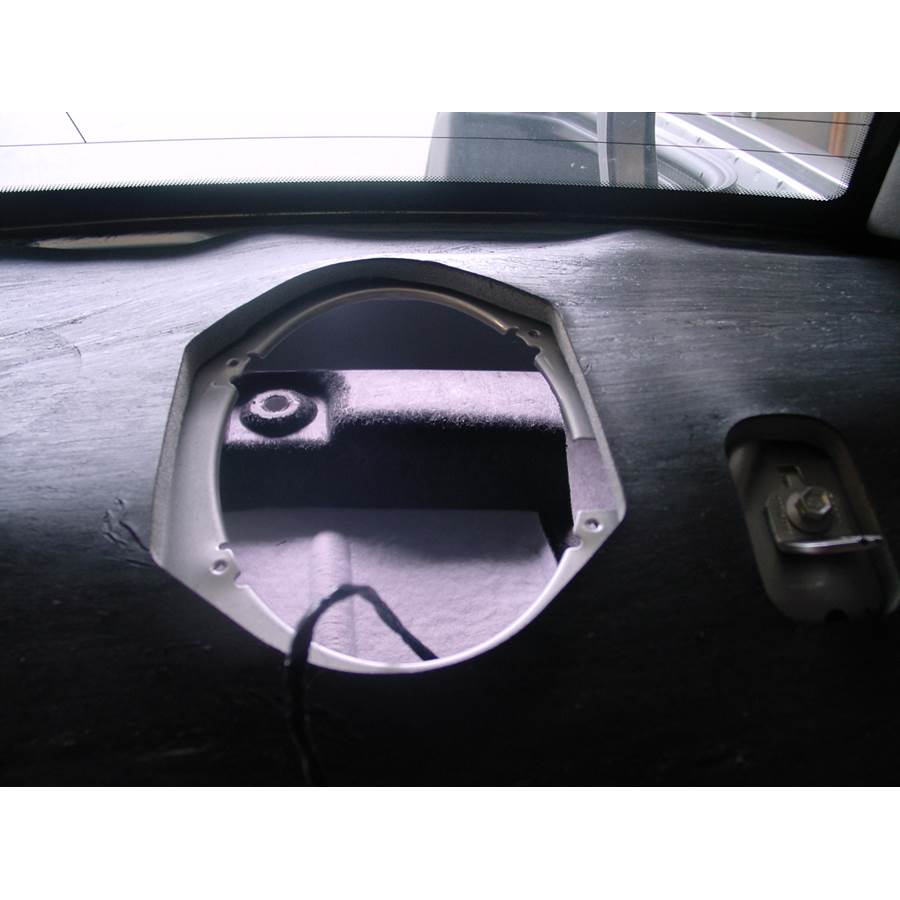 2003 Lincoln Town Car Rear deck speaker removed