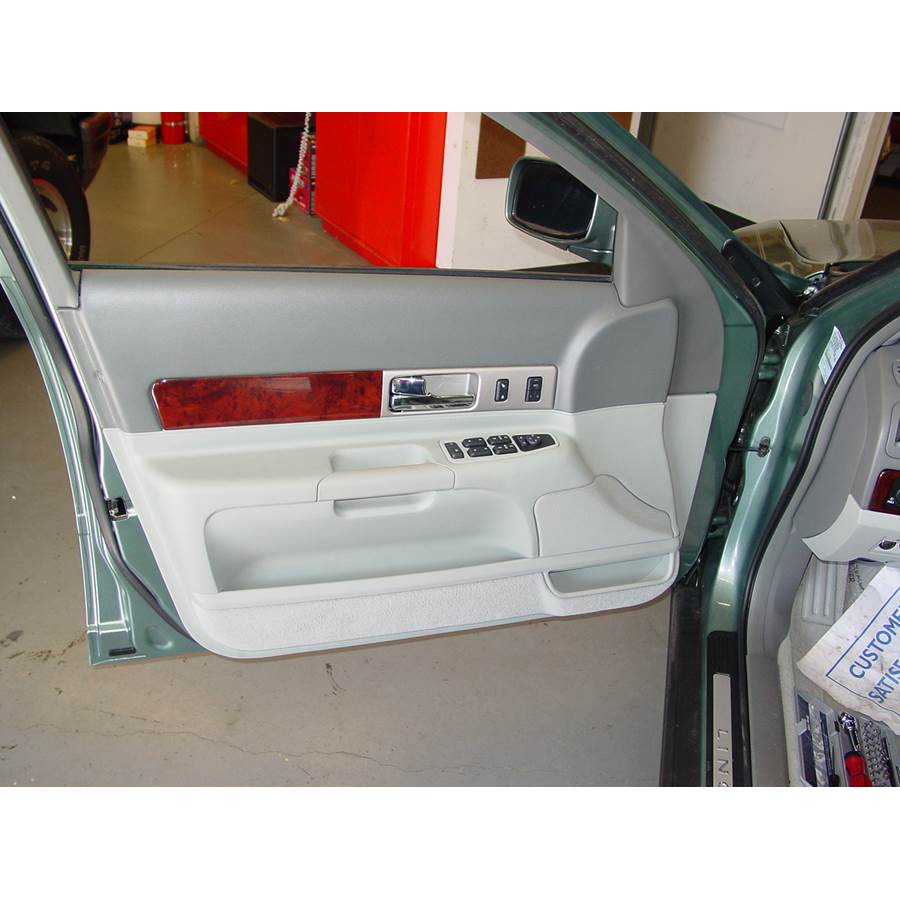 2003 Lincoln LS Front door speaker location