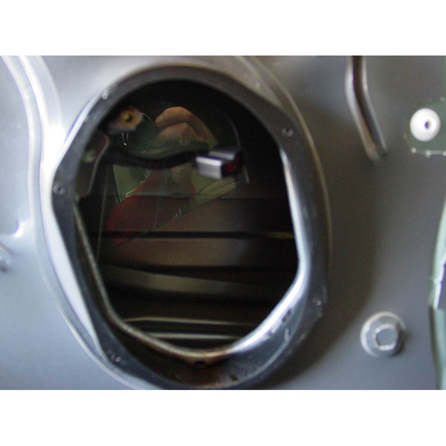 2003 Lincoln LS Rear door speaker removed