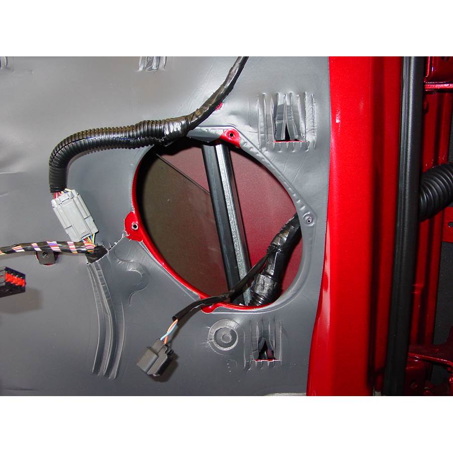 2003 Lincoln Aviator Front speaker removed