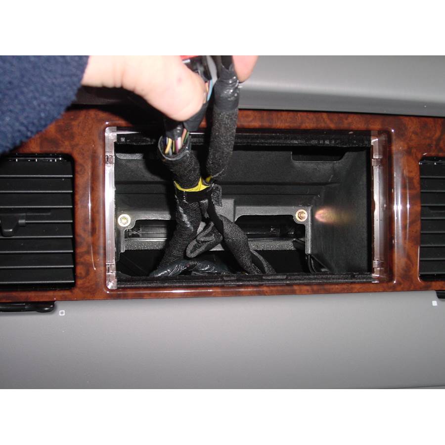 1999 Lincoln Town Car Factory radio removed