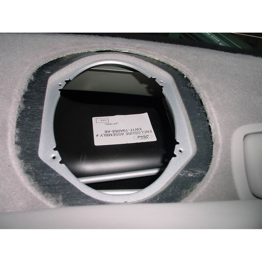 1998 Lincoln Town Car Rear deck speaker removed