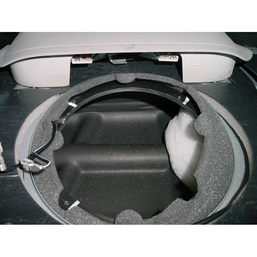 2000 Lincoln Town Car Rear deck center speaker removed