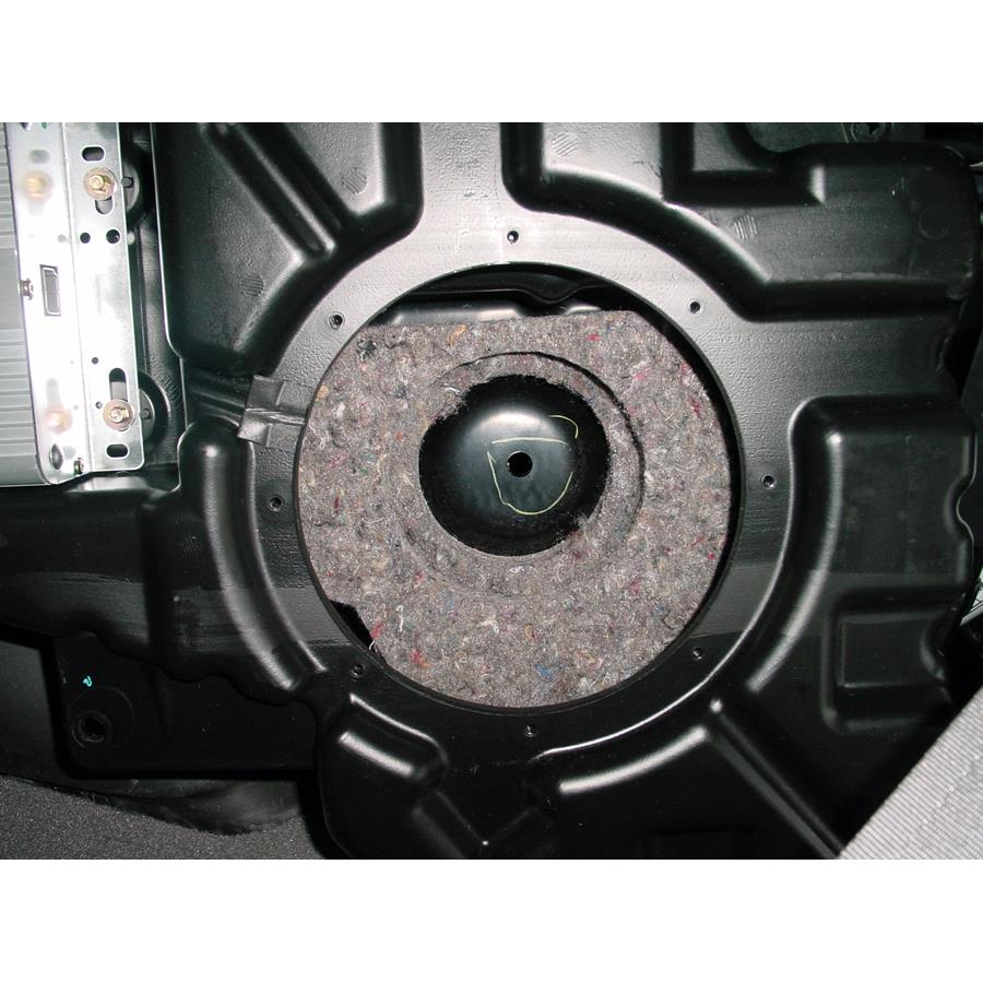 2002 Lincoln Navigator Far-rear side speaker removed