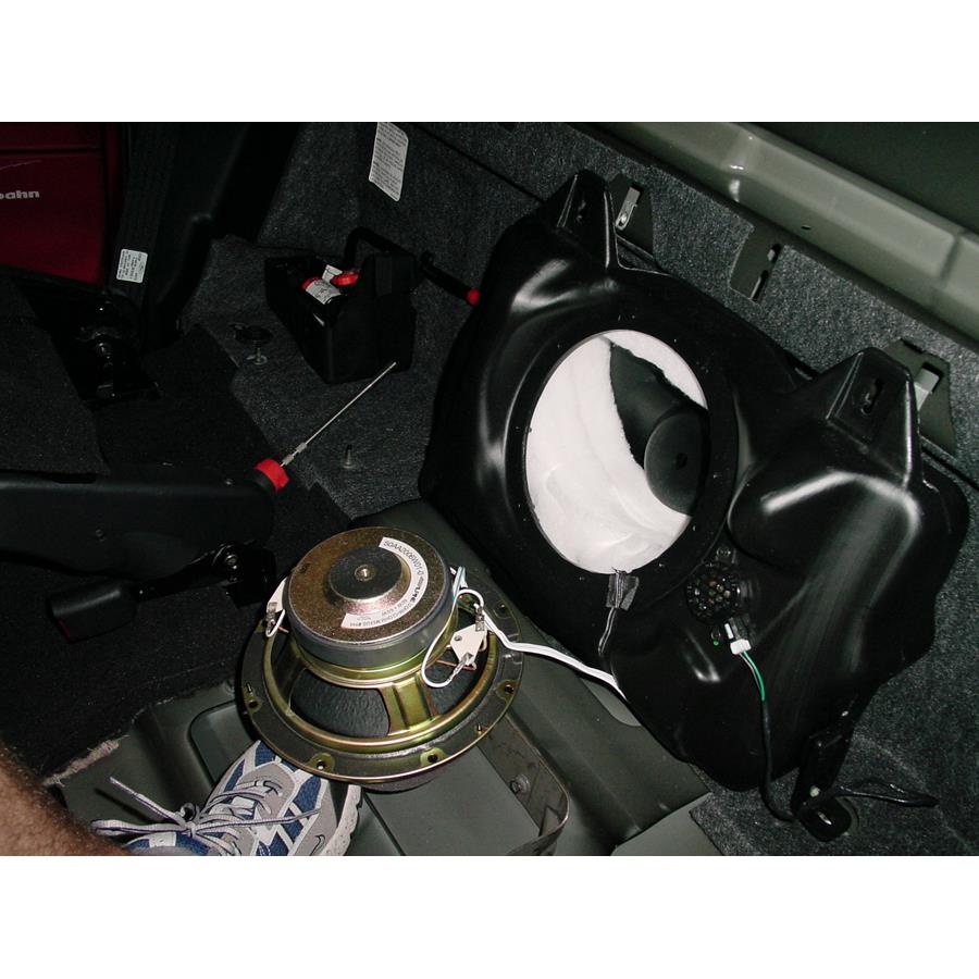 2002 Lincoln Blackwood Rear cab speaker removed