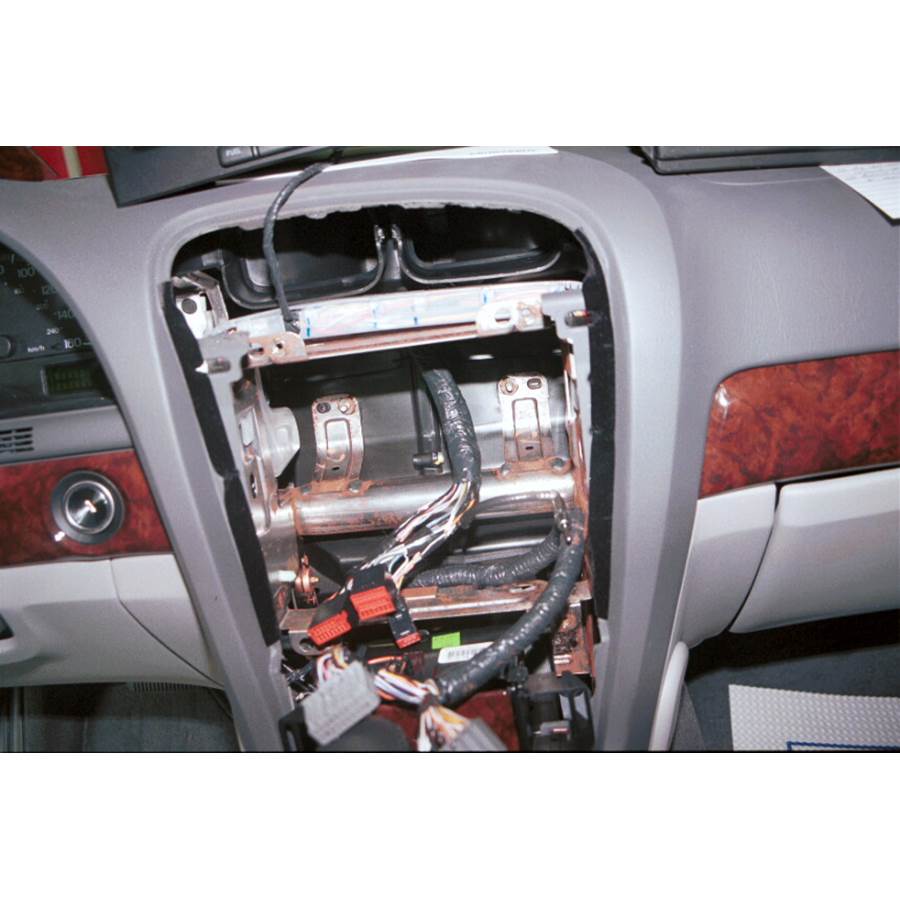 2001 Lincoln LS Factory radio removed