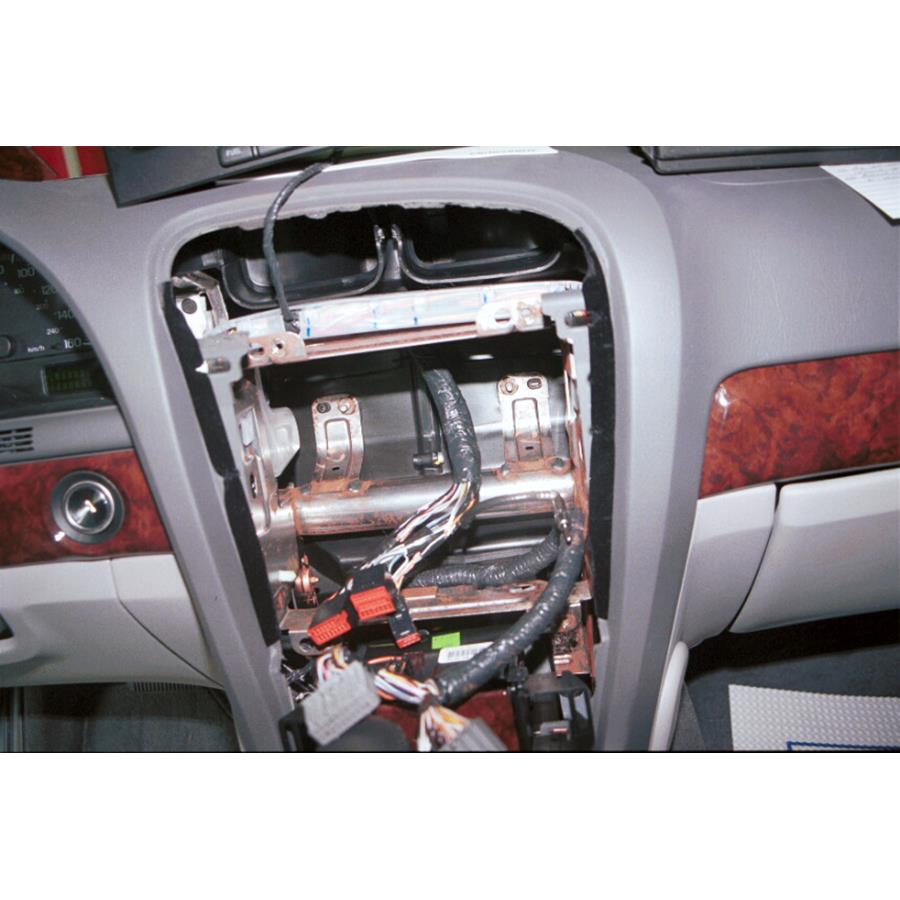 2002 Lincoln LS Factory radio removed