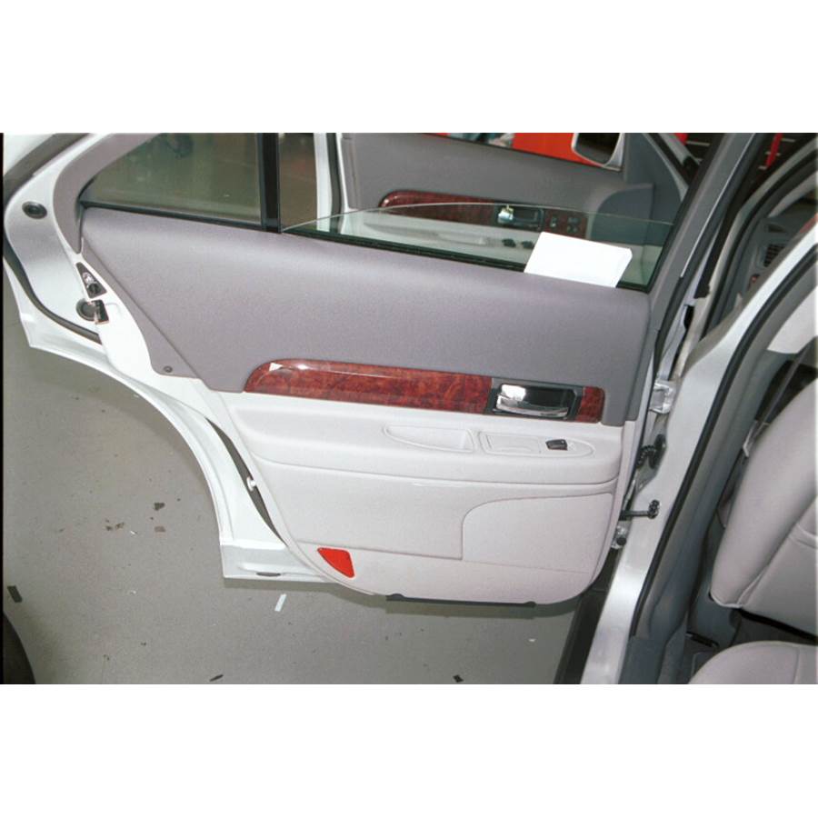 2001 Lincoln LS Rear door speaker location