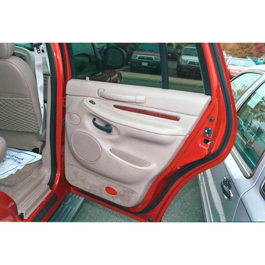 1998 Lincoln Navigator Rear door speaker location