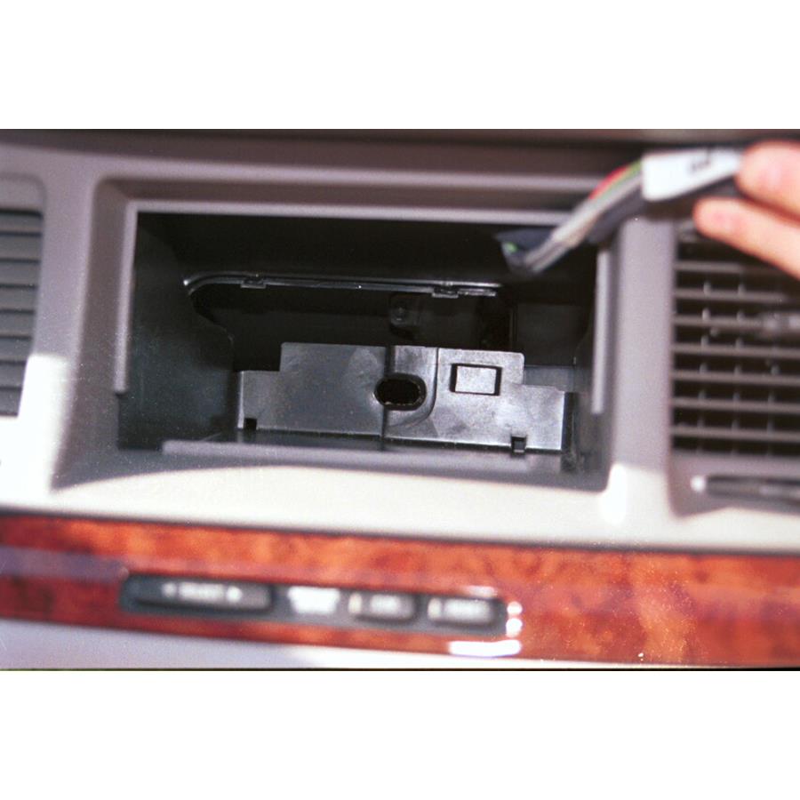 1997 Lincoln Town Car Factory radio removed