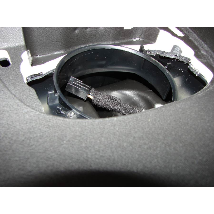 2011 Saab 9-3 Center dash speaker removed