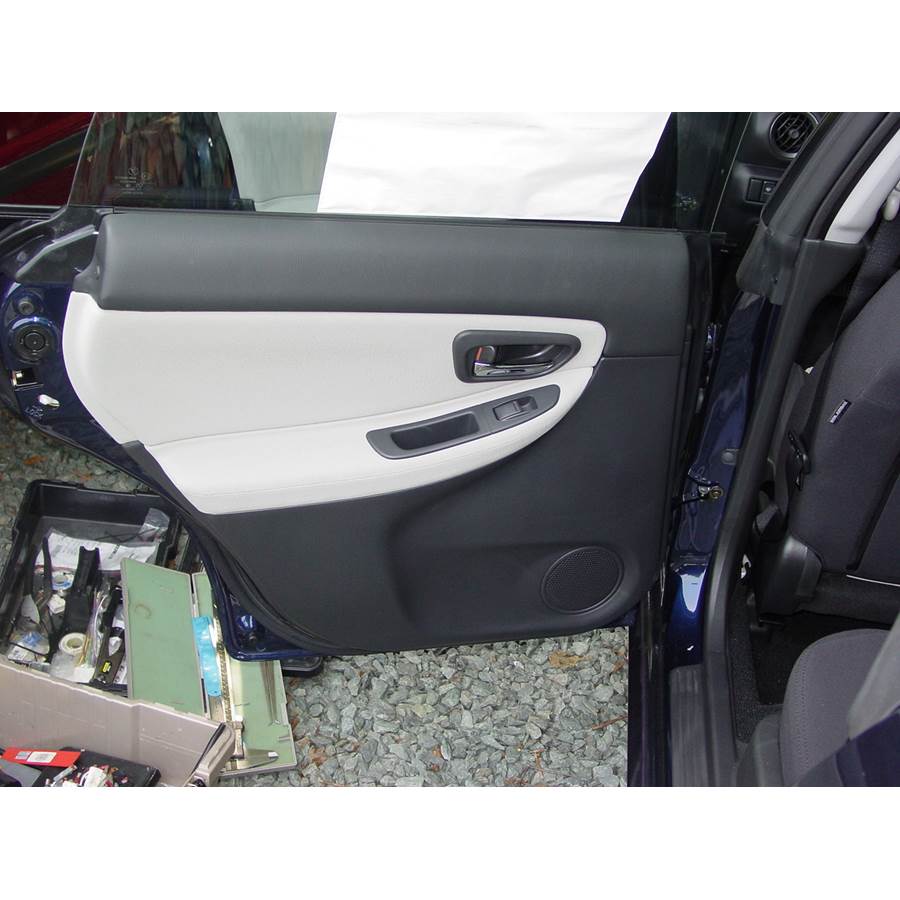 2005 Saab 9-2X Rear door speaker location