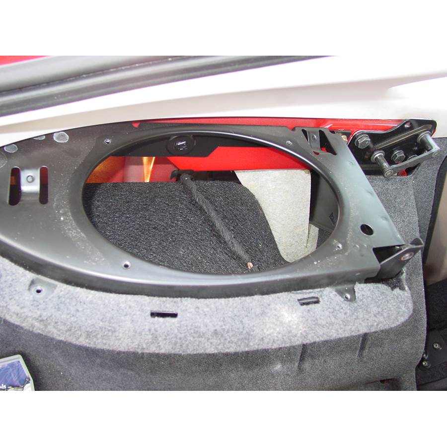 2000 Saab 9-3 Side panel speaker removed