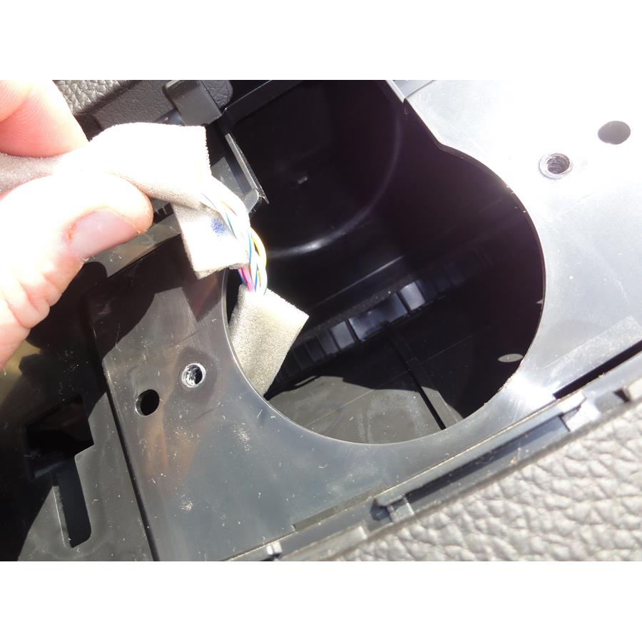 2013 Suzuki Kizashi Center dash speaker removed