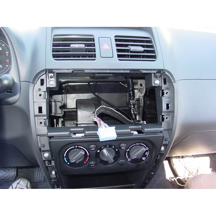 2010 Suzuki SX4 Factory radio removed