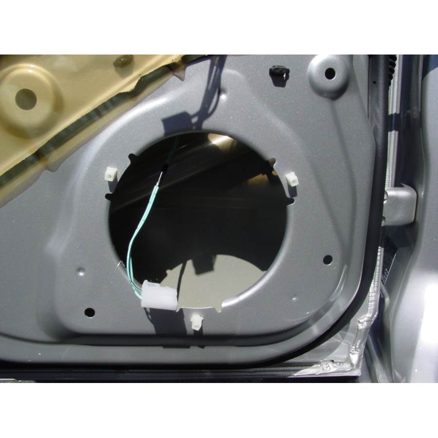 2012 Suzuki SX4 Rear door woofer removed
