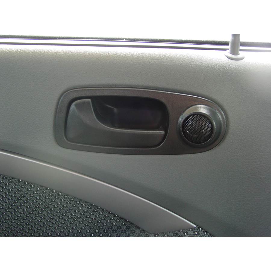2007 Suzuki Reno Rear door tweeter location