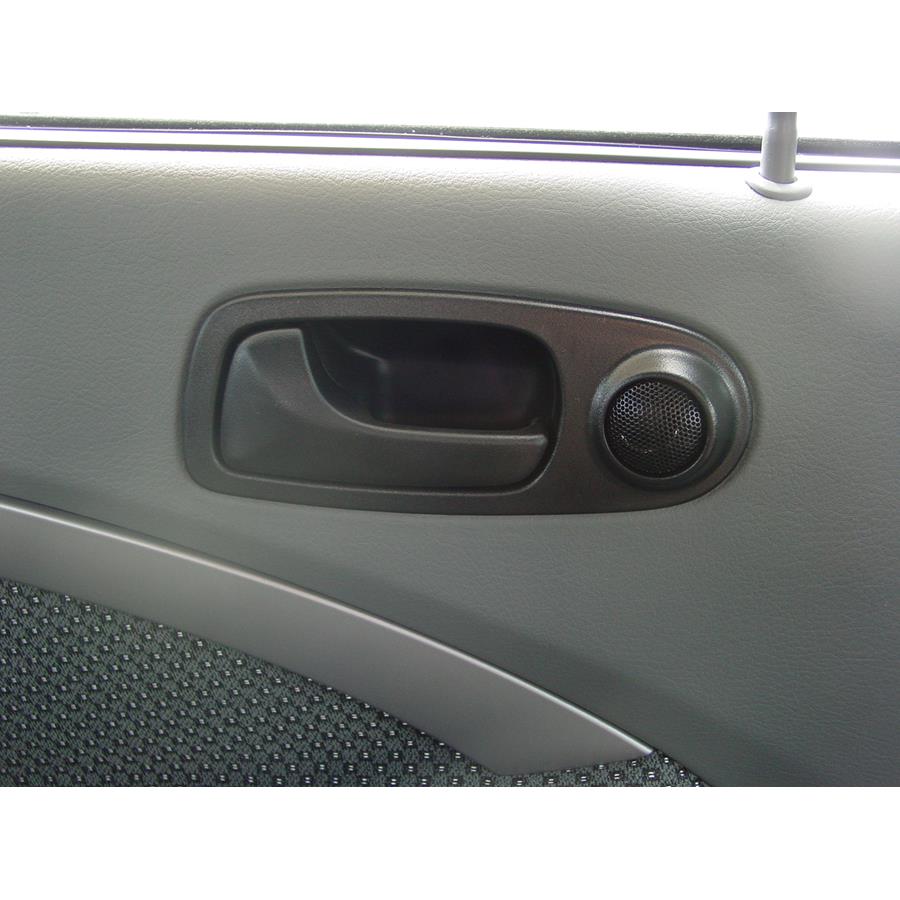 2008 Suzuki Reno Rear door tweeter location