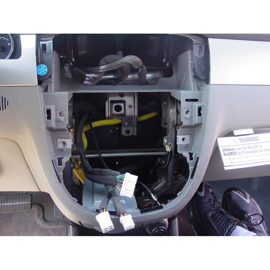 2008 Suzuki Forenza Factory radio removed