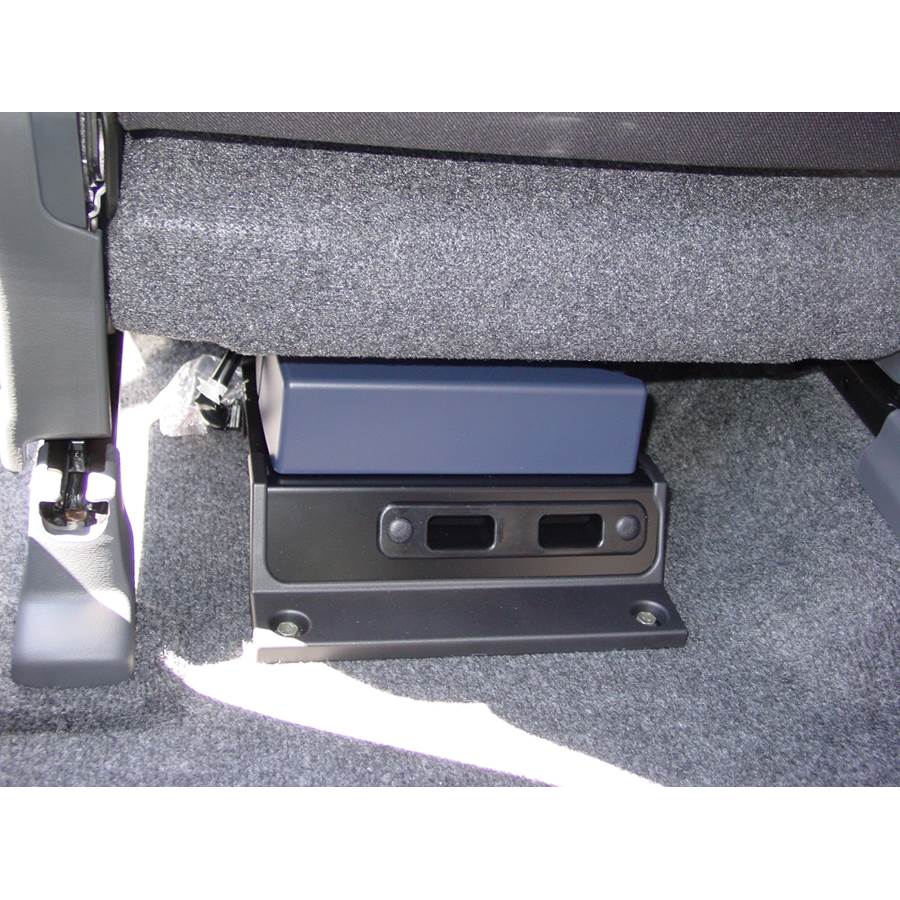 2006 Suzuki Aerio SX Under front seat speaker location