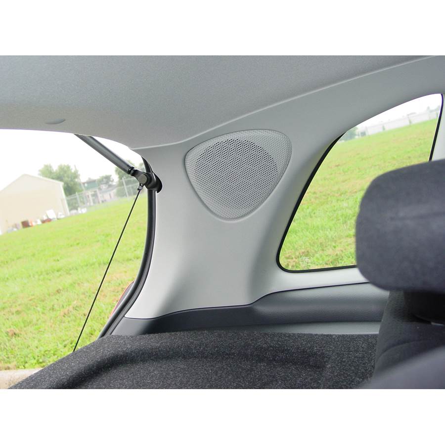 2004 Suzuki Aerio SX Rear pillar speaker location