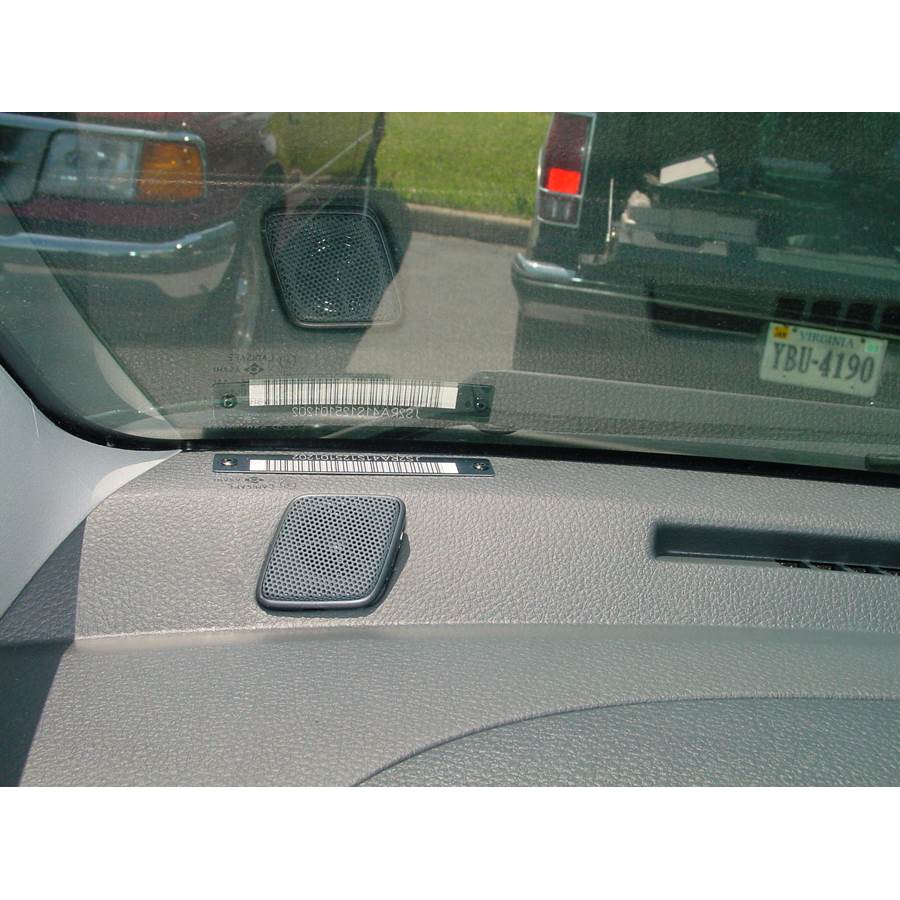 2002 Suzuki Aerio Dash speaker location