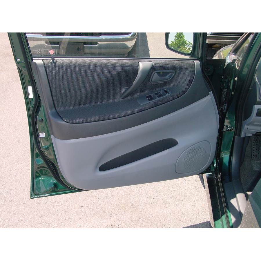 2002 Suzuki Aerio Front door speaker location