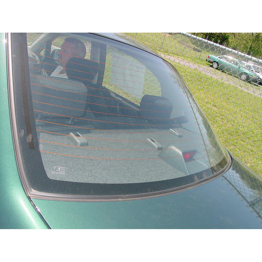 2003 Suzuki Aerio Rear deck speaker location