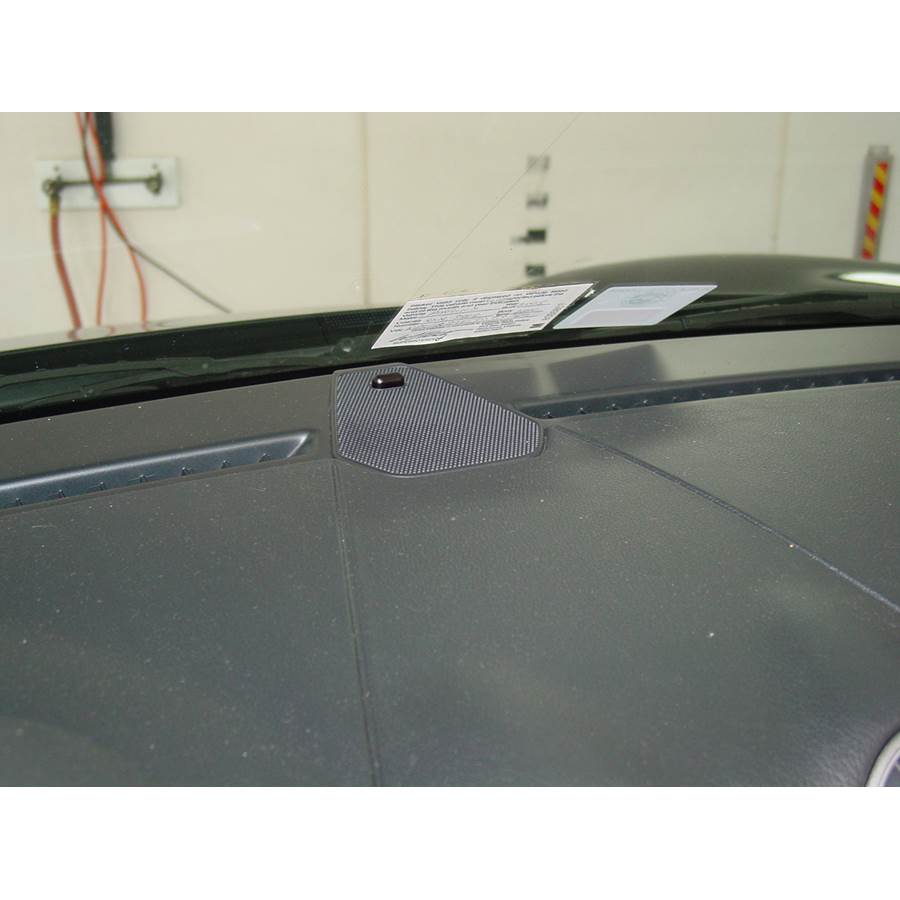 2012 Porsche Boxster Center dash speaker location